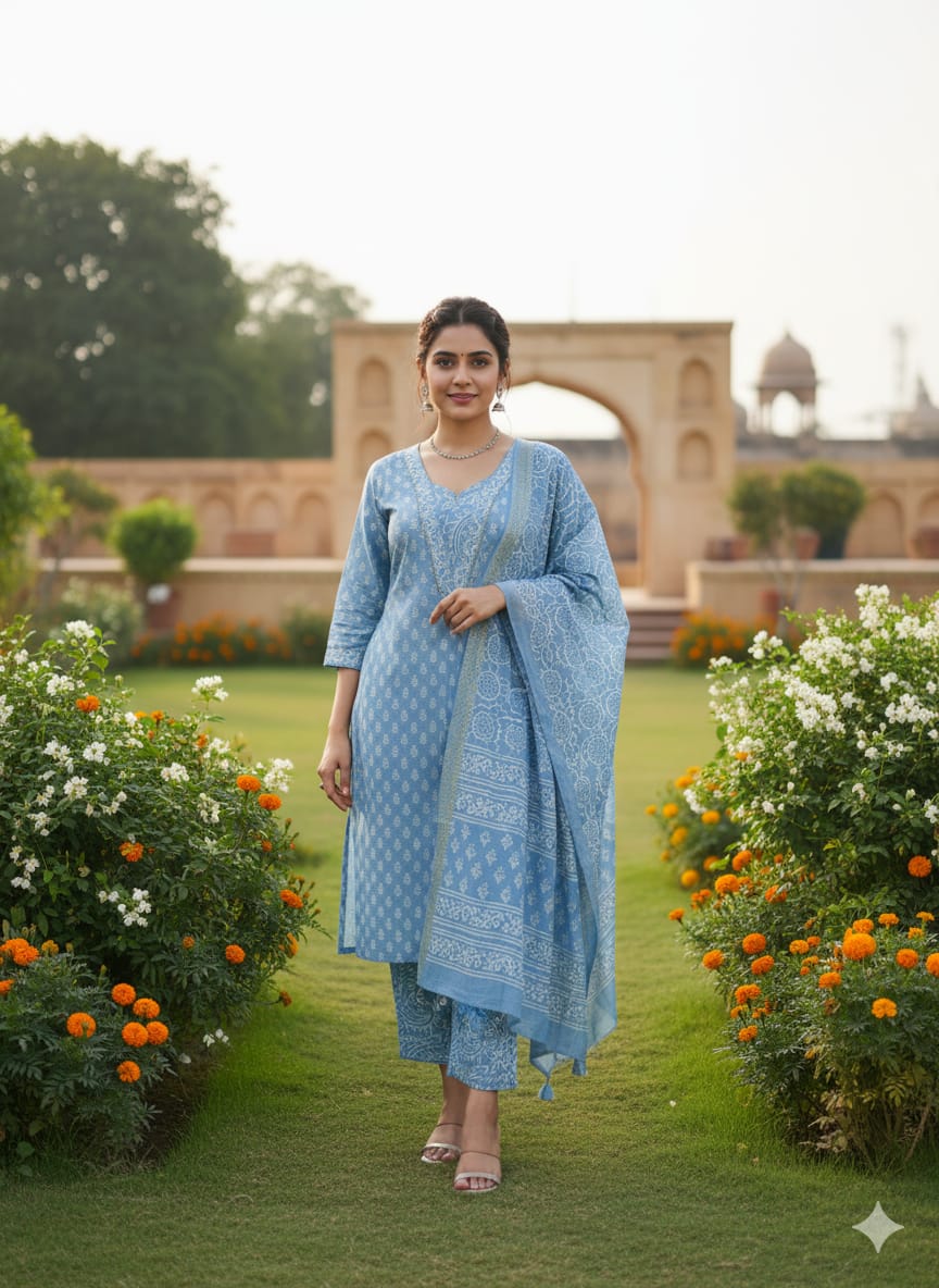 Bagh block print Maheshwari